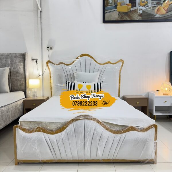 Gold Queen Bed