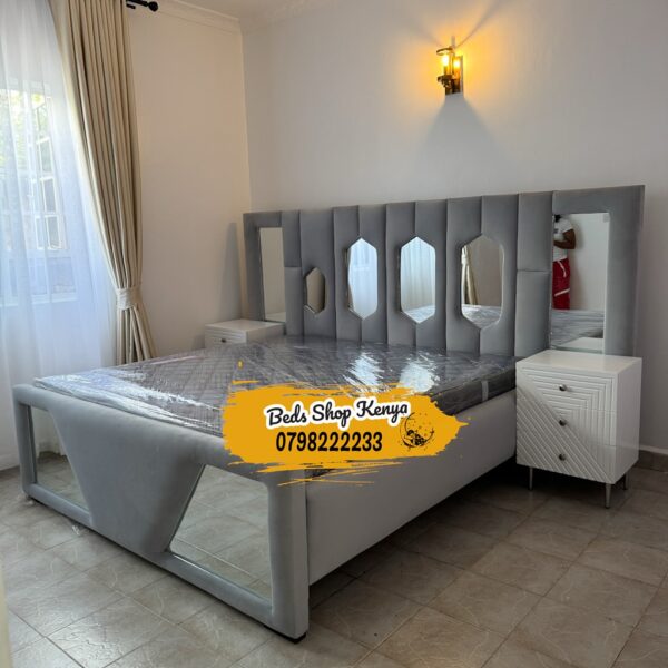 Grey King Bed
